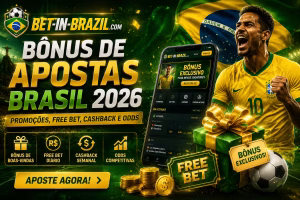 Bônus de Apostas Brasil 2026 – Promoções, Free Bets, Cashback e Ofertas Atualizadas