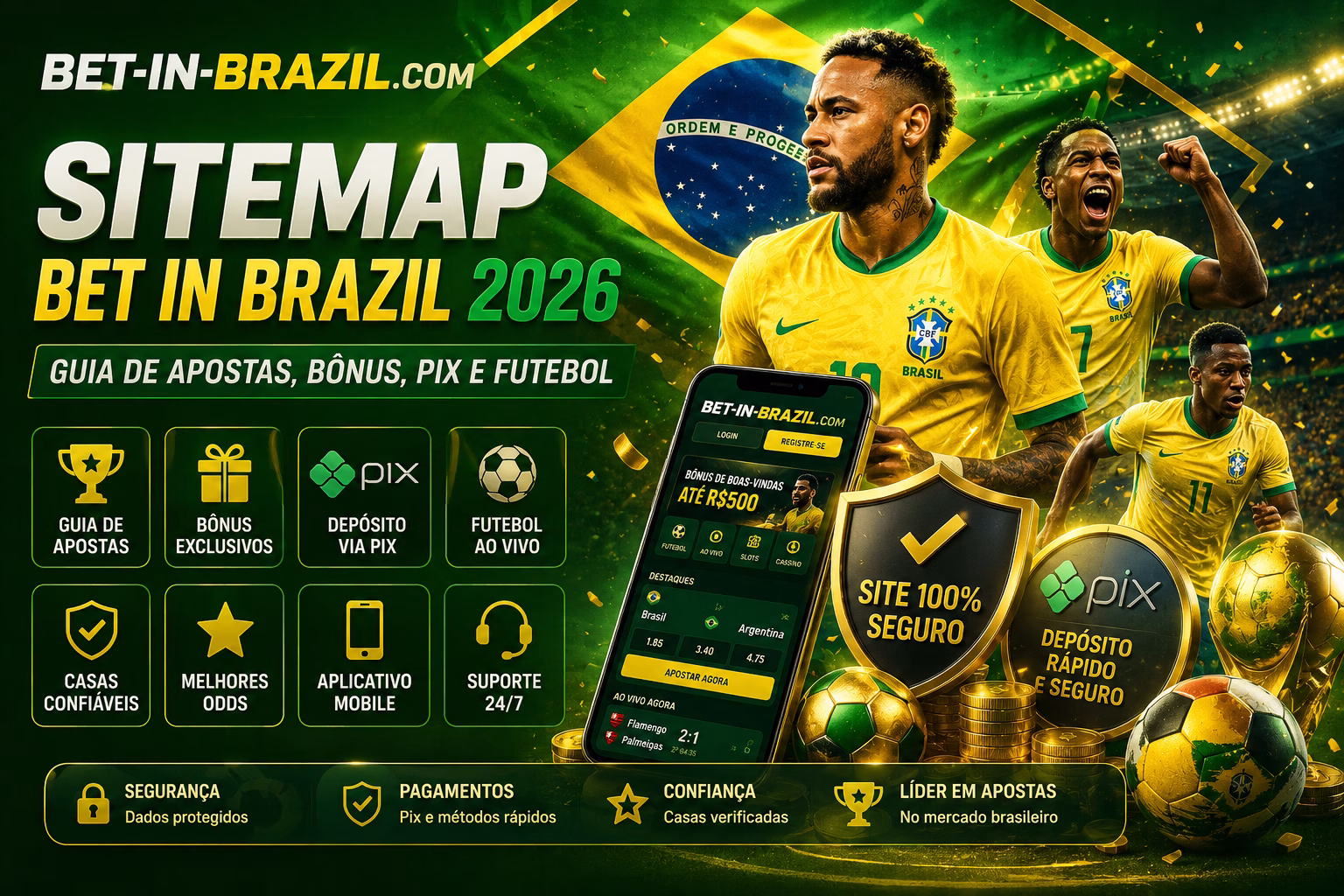 Sitemap Bet in Brazil 2026 Todas as Páginas, Guias e Notícias de Apostas